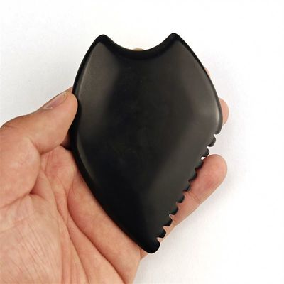 Strumento di agopuntura facciale Gua Sha Bian Pietra per massaggiare la testa e massaggiare il viso