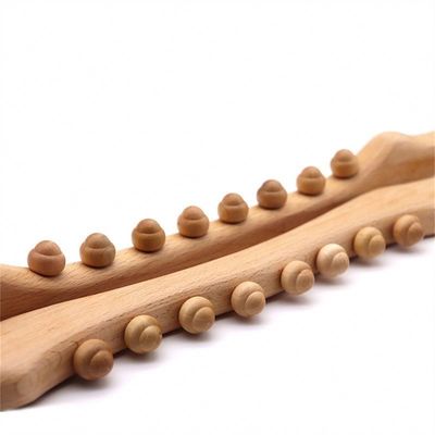 Mascherino in legno Gua Sha per la mobilitazione dei tessuti molli del corpo intero e strumento di massaggio per il dragaggio dei meridiani