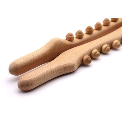 Mascherino in legno Gua Sha per la mobilitazione dei tessuti molli del corpo intero e strumento di massaggio per il dragaggio dei meridiani