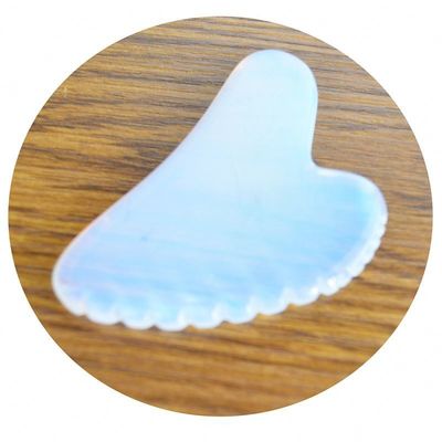 Carta opalita Gua Sha per la cura della pelle del viso e del corpo Massaggio Sanitario Scrapping Skincare