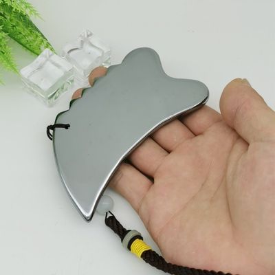 Tavola di raschiatura portatile a Terahertz Gua Sha Plate personalizzata per strumenti di raschiatura e massaggio facciale