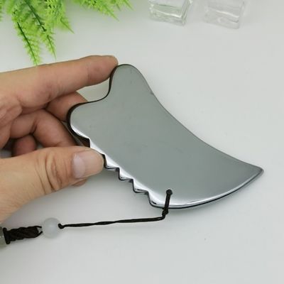 Tavola di raschiatura portatile a Terahertz Gua Sha Plate personalizzata per strumenti di raschiatura e massaggio facciale