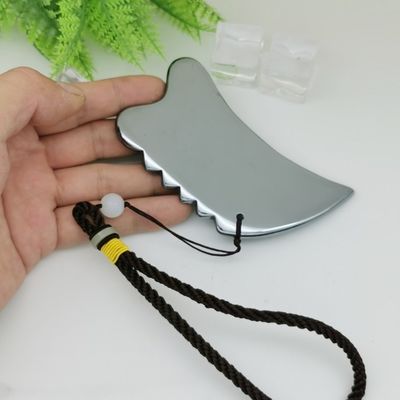 Tavola di raschiatura portatile a Terahertz Gua Sha Plate personalizzata per strumenti di raschiatura e massaggio facciale