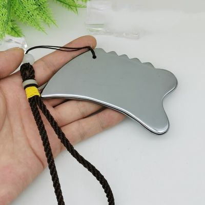 Tavola di raschiatura portatile a Terahertz Gua Sha Plate personalizzata per strumenti di raschiatura e massaggio facciale
