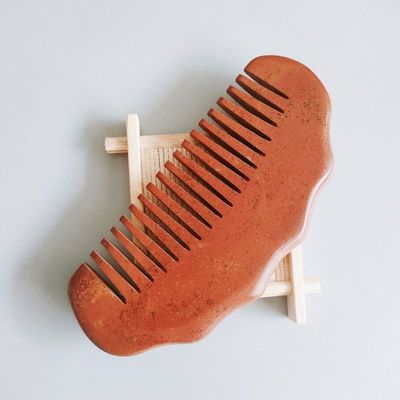 Strumento di massaggio della testa Gua Sha Meridiano Scalpo pettine di dragaggio per rilassamento e rivitalizzazione