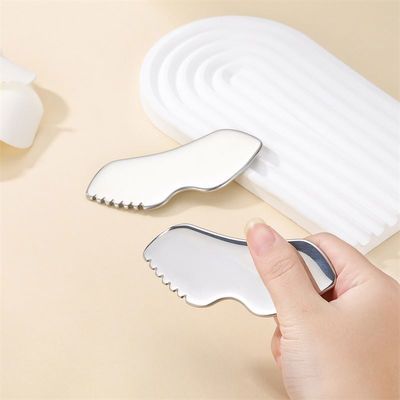 Healthcare Corpo di metallo Scraping Board Acciaio inossidabile Gua Sha strumento per logo personalizzato