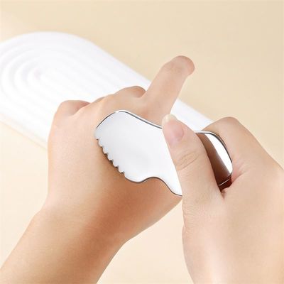 Healthcare Corpo di metallo Scraping Board Acciaio inossidabile Gua Sha strumento per logo personalizzato