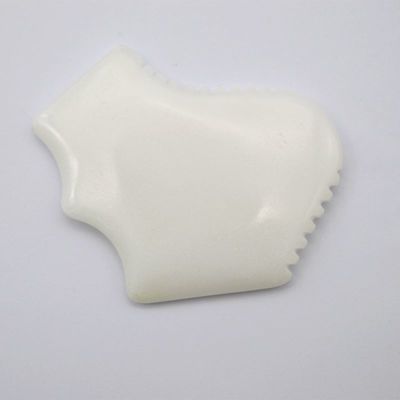Massaggiatore Corporeo di Giada Bianca personalizzato Comodo Gua Sha Massaggio Faciale Strumento per il miglioramento della circolazione del corpo