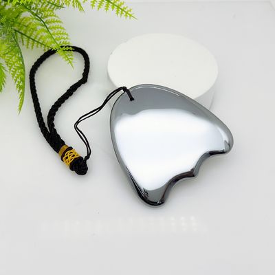 Disponibile il logo personalizzatod Terahertz Gua Sha Massaggio Strumento di raschiatura per Body Spa Bellezza facciale a forma di coda di pesce