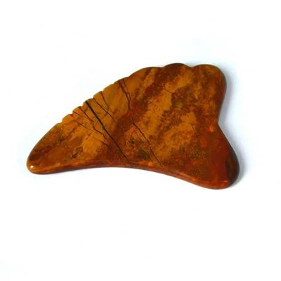 Gua Sha Raschiante Massaggiatore Bordo Mookaite Jasper Strumento per il viso 10 cm * 7 cm * 0,6 cm Bordo per massaggio certificato ISO9001