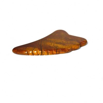 Gua Sha Raschiante Massaggiatore Bordo Mookaite Jasper Strumento per il viso 10 cm * 7 cm * 0,6 cm Bordo per massaggio certificato ISO9001