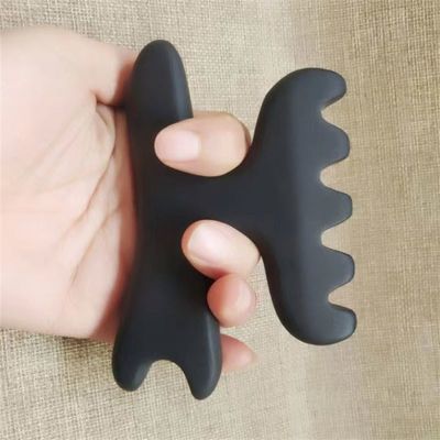 Massaggiatore per piedi Gua Sha Terapia Pietra Bian Acupuncture Stick Strumento di massaggio universale 112*12mm Pietra naturale