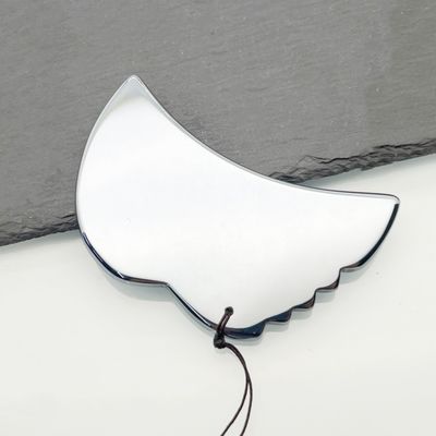 Massaggiatore Faciale Terahertz Gua Sha Massaggio Strumento di raschiatura Skin Spa Massaggiatore di bellezza Cura Sanitaria Ala Forma Terahertz Prodotto