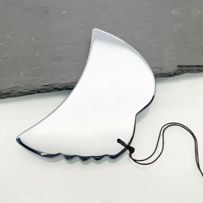 Massaggiatore Faciale Terahertz Gua Sha Massaggio Strumento di raschiatura Skin Spa Massaggiatore di bellezza Cura Sanitaria Ala Forma Terahertz Prodotto