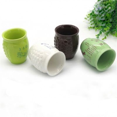 Funzione di massaggio corporeo Tazza di ceramica Gua Sha portatile per il dragaggio dei meridiani e il trattamento di moxibustione