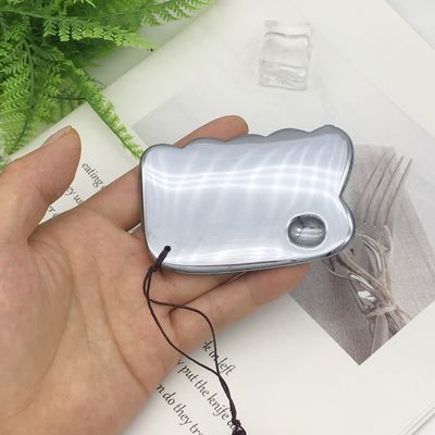 Stile Terahertz Piastra di raschiatura Massaggio strumento Gua Sha Guasha Tavola per il massaggiatore del corpo posteriore argento