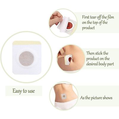 Detox Pancia Slim Patch Per Donne Spedizione gratuita Promuove il Metabolismo Bruciatura dei grassi Modellazione della vita Addominio Fessura Bianca OEM ODM