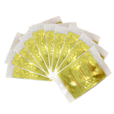 10 Pads Original Gold Detox Foot Patch Strumento per la cura dei piedi in bambù per migliorare il sonno e la pelle 12,5*10*4 cm