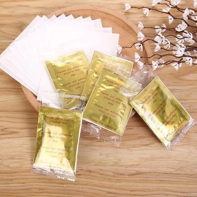 10 Pads Original Gold Detox Foot Patch Strumento per la cura dei piedi in bambù per migliorare il sonno e la pelle 12,5*10*4 cm