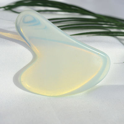 Strumento di bellezza Logo personalizzato Disponibile Opal Gua Sha Scraping Board per massaggiare il viso
