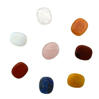 Art Collectible 2024 Natural Gemstone 7 Chakra Pendulum con Reiki Healing Purple Amethyst Crystal e Red Agate Stone Set