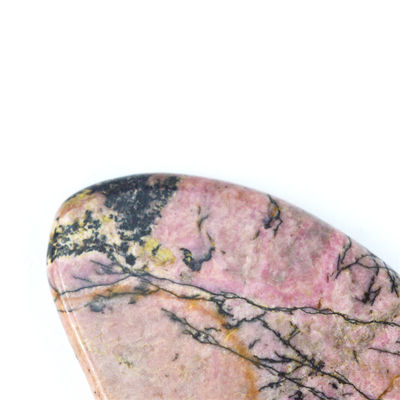 Funzione di massaggio muscolare Forma naturale del cuore Pietra di Rhodonite Gua Sha Scraping Board per la bellezza facciale e cura della salute della pelle del corpo Spa