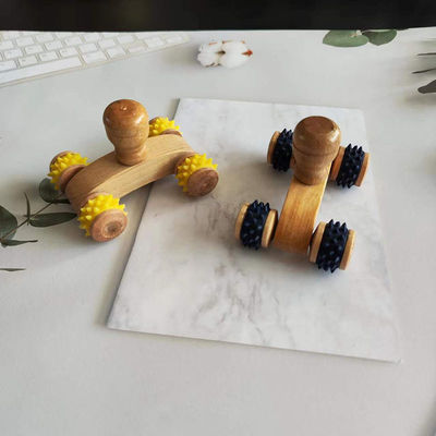 Attrezzature per massaggi del corpo 2024 Arrivi Naturale Eco-Friendly Artigianato artigianale in legno Gua Sha Massager Roller per massaggi