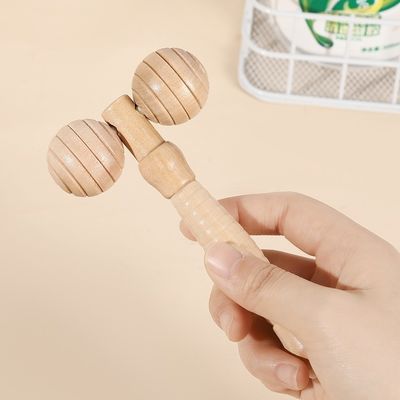 Disponibile il logo personalizzatoD Massaggio Prodotto Bellezza Prodotti di cura personale Legno Bellezza Spa Skin Lifting 3D Face Roller Massager Stick
