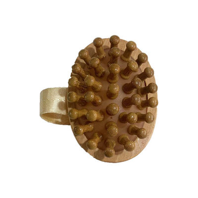 Proprietà attrezzature per il massaggio della testa arrivi Massaggio con spazzola di bambù puro 100% Popolare cuscino d'aria in legno di faggio pettine per la bocca larga