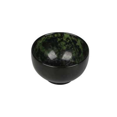 Tipo di incisione 100% Cina Natural Jade Bowl Giallo Giallo Giallo sculpito a mano Tazza Tazza per la decorazione della casa