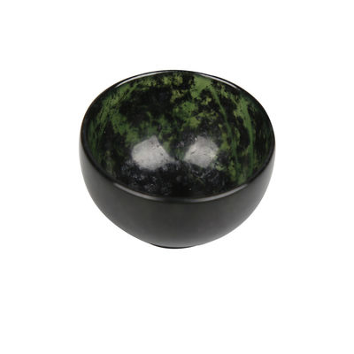 Tipo di incisione 100% Cina Natural Jade Bowl Giallo Giallo Giallo sculpito a mano Tazza Tazza per la decorazione della casa