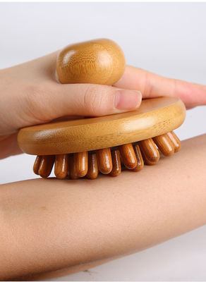 Massaggio del cuoio capelluto Spazzola per capelli in bambù pettine personalizzata Logo Legno Detangling pettine per capelli 2023 Eco-friendly Guasha Massage Tools