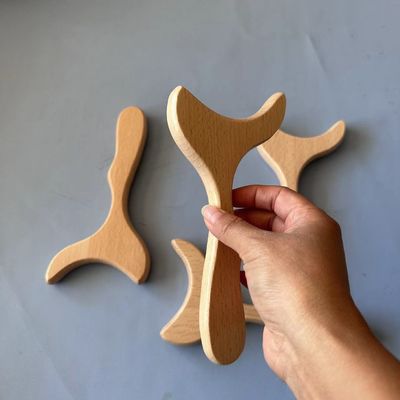 2023 OEM Beech Wood Therapy Massage Tools Set Massaggiatore per schiena in legno con logo personalizzato disponibile