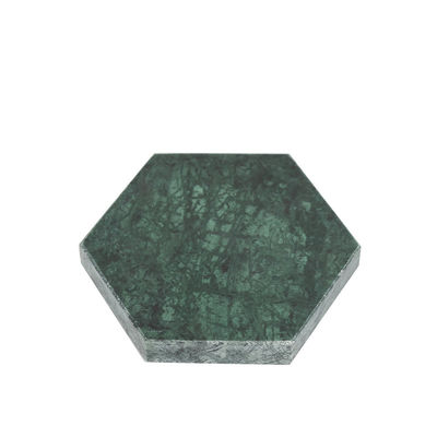 Set di bevande in marmo rotondo quadrato esagonale con lucidatore per tazze per la collezione delle tue bevande