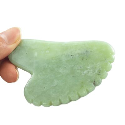 Prova i benefici del massaggio a tutto il corpo con lo strumento naturale per raschiare le pietre e il marchio Xiuyan Jade Green Guasha