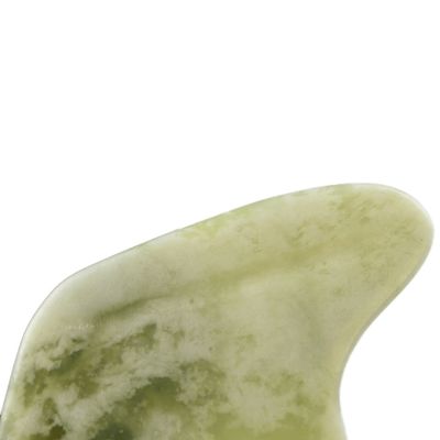 Logo personalizzato Prodotto di tendenza Forma Naturale Xiuyan Giada Gua Sha Scraping Board per Massaggio Tutto il Corpo Strumento