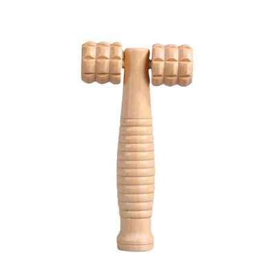 Massaggio corporeo Roller di massaggio facciale in legno con texture naturali e logo personalizzato