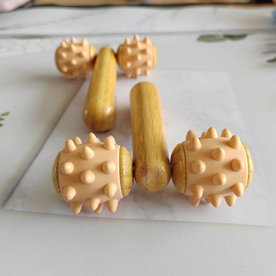 Attrezzature per il massaggio del corpo Estate 2024 Arrivi di tendenza Massaggio a mano Massello occhio Massaggio a rulli Stick Legno Massello 3D Massaggiatore facciale