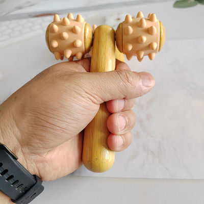 Attrezzature per il massaggio del corpo Estate 2024 Arrivi di tendenza Massaggio a mano Massello occhio Massaggio a rulli Stick Legno Massello 3D Massaggiatore facciale