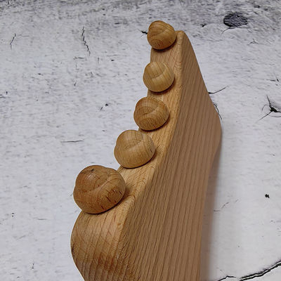 Massaggiatore di stimolazione meridiana 2024 Massaggiatore di Guasha di faggio di legno per il dragaggio del corpo e il rilassamento della fascia muscolare