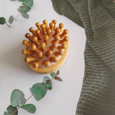 Muscoli Corporei Marrone Popolare Bambù Naturale Gua Sha Scalp Massaggio Airbag Comb Legno Guasha Strumento Testa Rilassante Massaggiatore Capelli Cura della Salute Spazzola di Bellezza