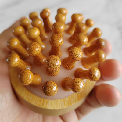 Muscoli Corporei Marrone Popolare Bambù Naturale Gua Sha Scalp Massaggio Airbag Comb Legno Guasha Strumento Testa Rilassante Massaggiatore Capelli Cura della Salute Spazzola di Bellezza