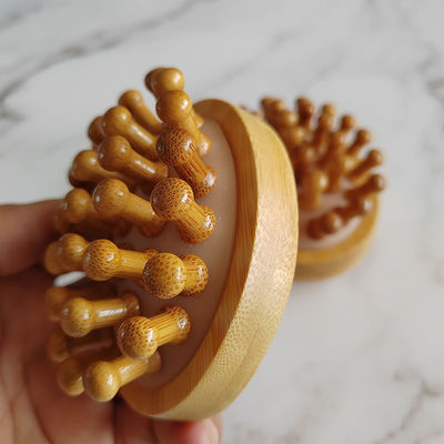Muscoli Corporei Marrone Popolare Bambù Naturale Gua Sha Scalp Massaggio Airbag Comb Legno Guasha Strumento Testa Rilassante Massaggiatore Capelli Cura della Salute Spazzola di Bellezza