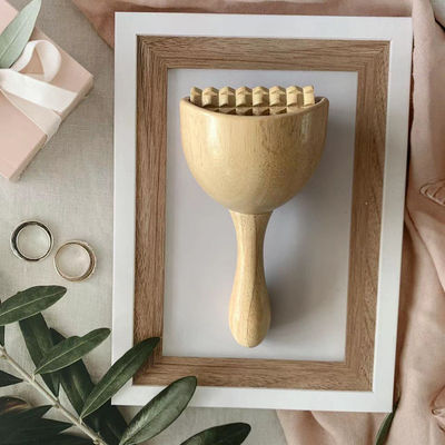 Attrezzature per il massaggio del corpo Tazza a rulli di massaggio in legno Gua Sha per massaggi in legno naturale Massaggiatore Prodotti di bellezza Sanità Spa Relax