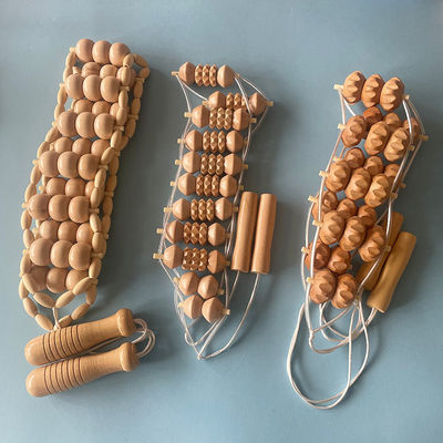Massaggio del corpo Strumento di massaggio a rulli di legno Dredge Meridiano Sanità Muscolo Fascia Relax Fisioterapia per logo personalizzato