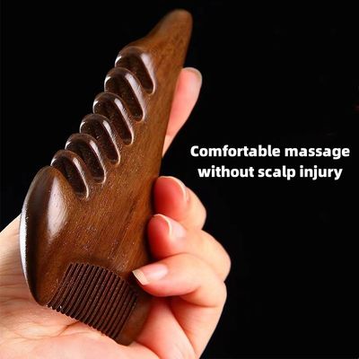 Gua Sha Scalp Massaggio pettine Guasha in legno strumento per la testa corpo rilassare massaggiatore cura della salute dei capelli bellezza