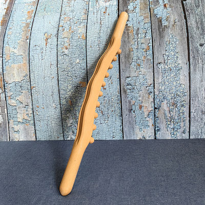 Attrezzatura per il massaggio del corpo bastone di massaggio in legno Gua Sha faccia e corpo dragaggio meridiano muscolo fascia rilassamento strumento di fisioterapia
