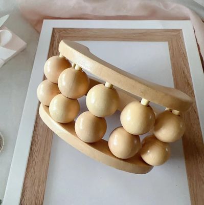 2024 Mascherino a sfera di Gua Sha in legno Mascherino a sfera di Gua Sha in legno Mascherino a sfera di massaggio muscolare per il rilassamento e l'auto-cura del corpo intero