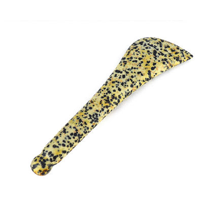 Pietra macchiata Gua Sha Scraping Eye Spoon Beauty Guasha Stick Massaggio Faciale Stick Eye Beauty Body Spa Riflessologia Strumento Massaggiatore corpo intero