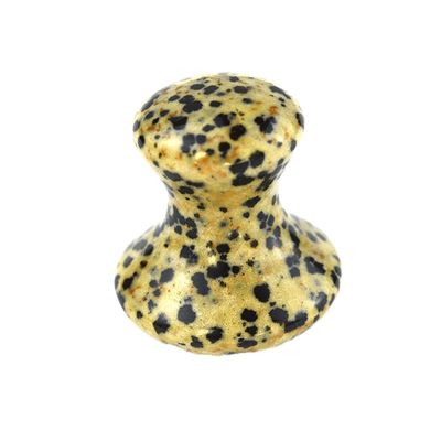 Disponibile il logo personalizzatod Pietra di massaggio a forma di fungo di giada naturale Gua Sha per il rilassamento della cura della pelle del viso e del corpo